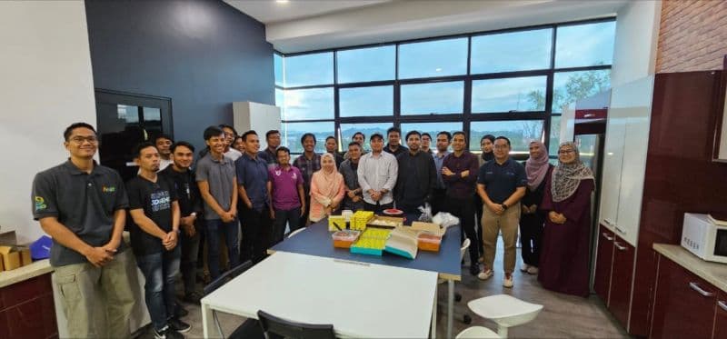 3D Gens staff celebrating the end of 2023